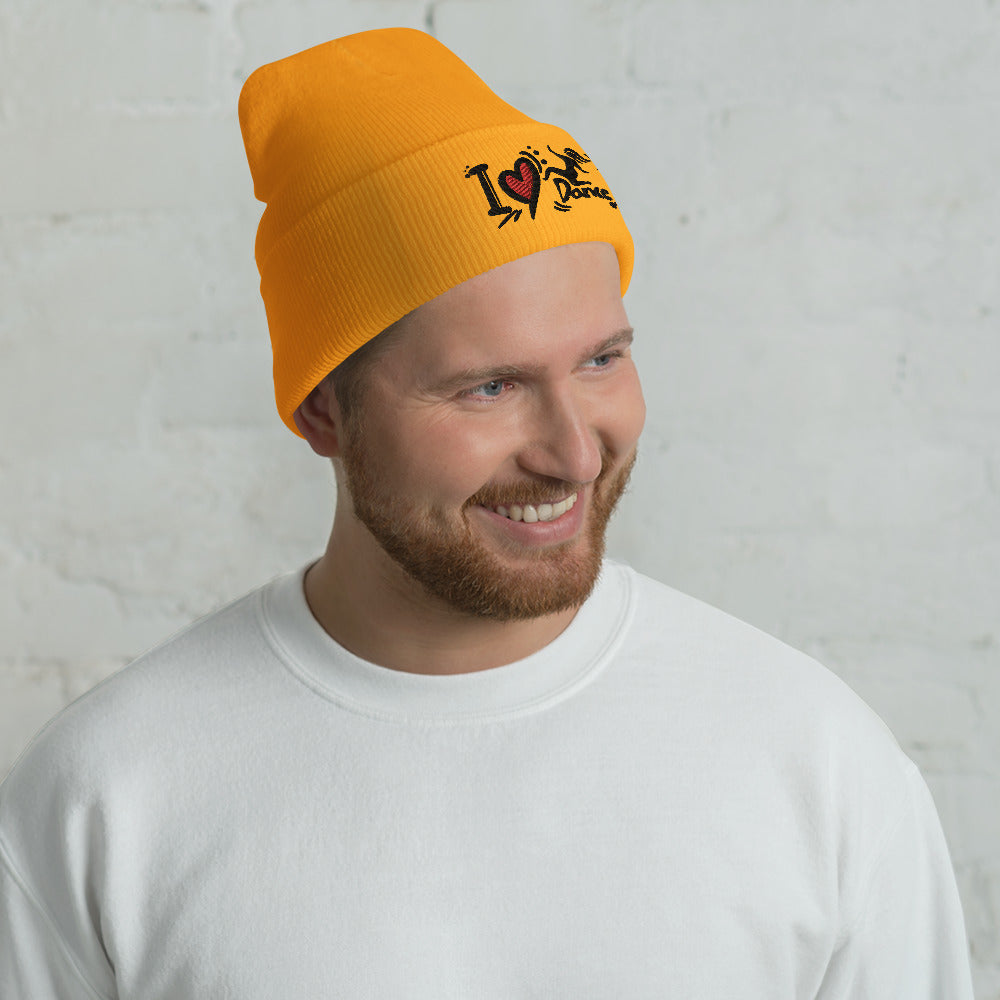 I Love Dance - Beanie met omgeslagen rand