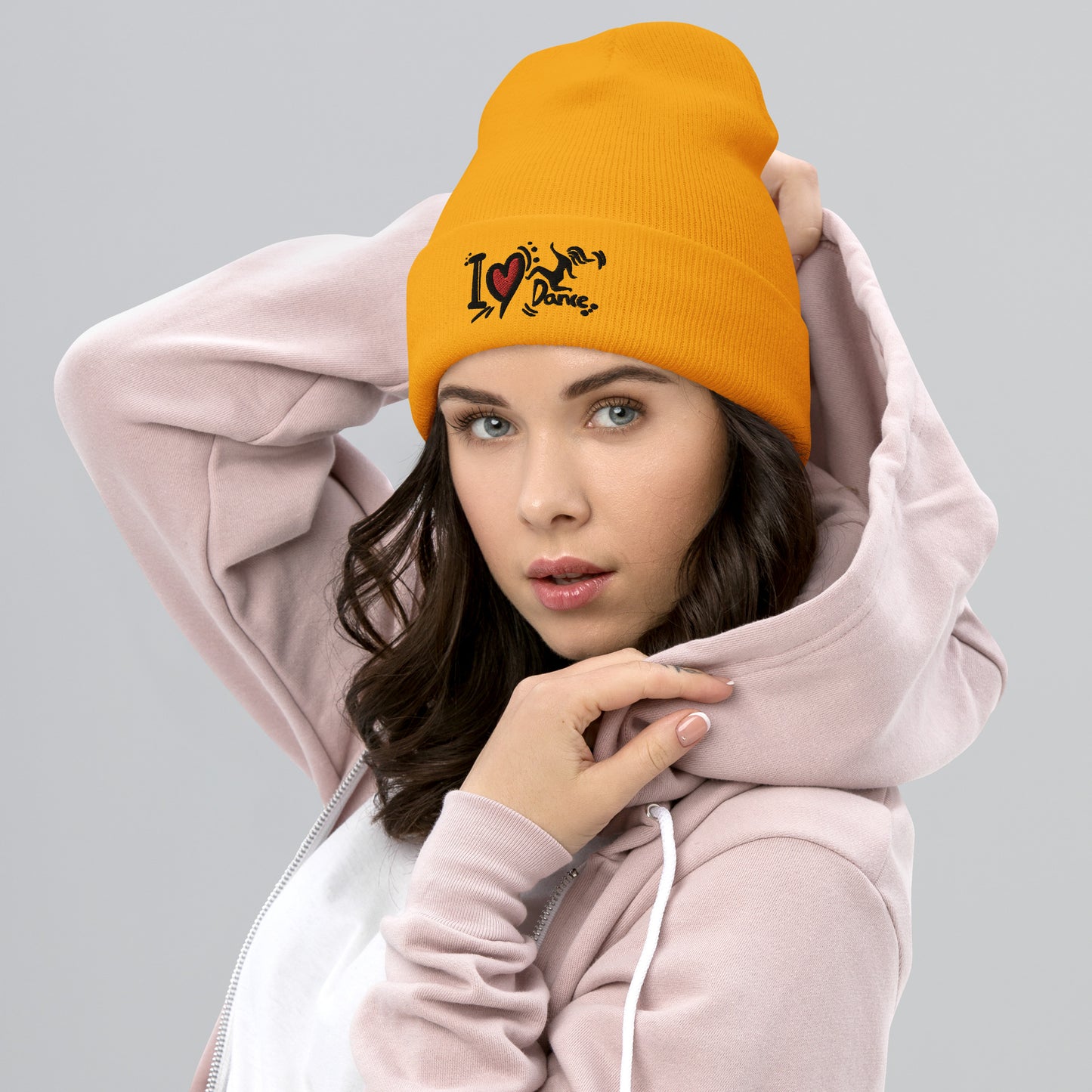 I Love Dance - Beanie met omgeslagen rand