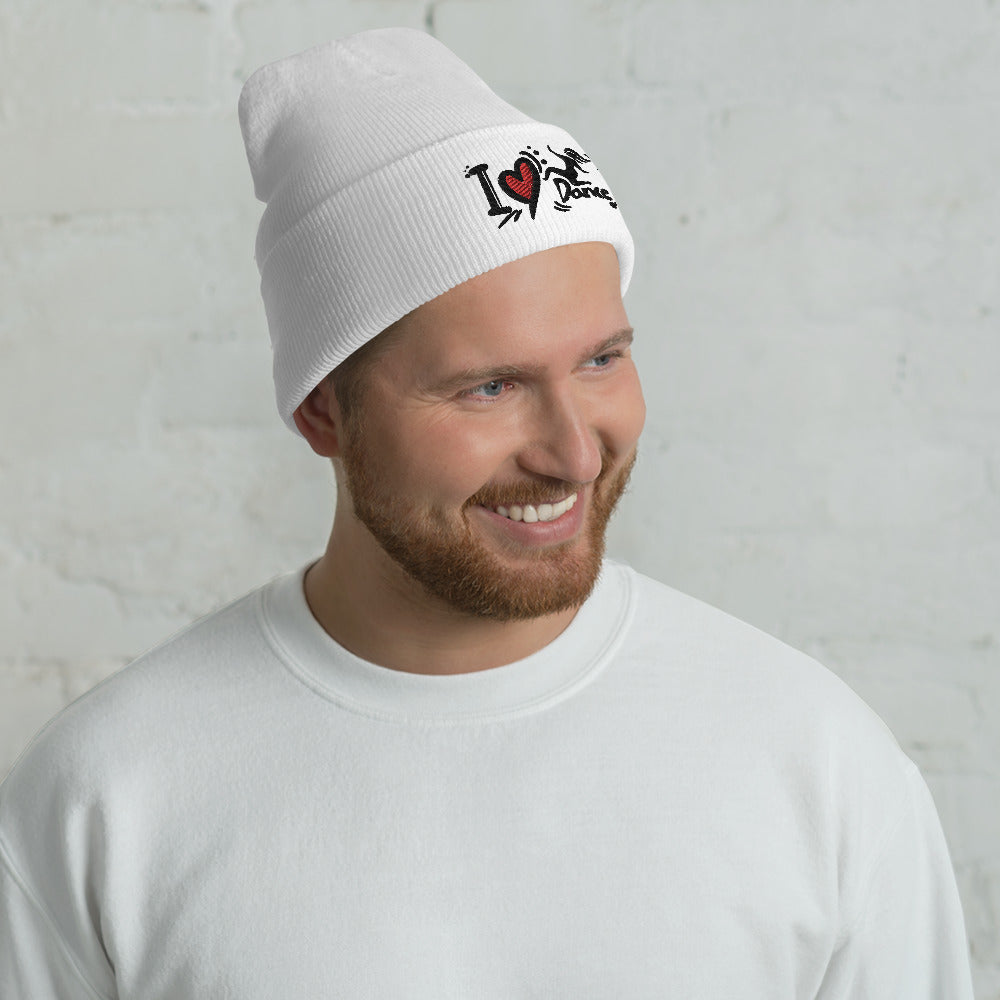 I Love Dance - Beanie met omgeslagen rand