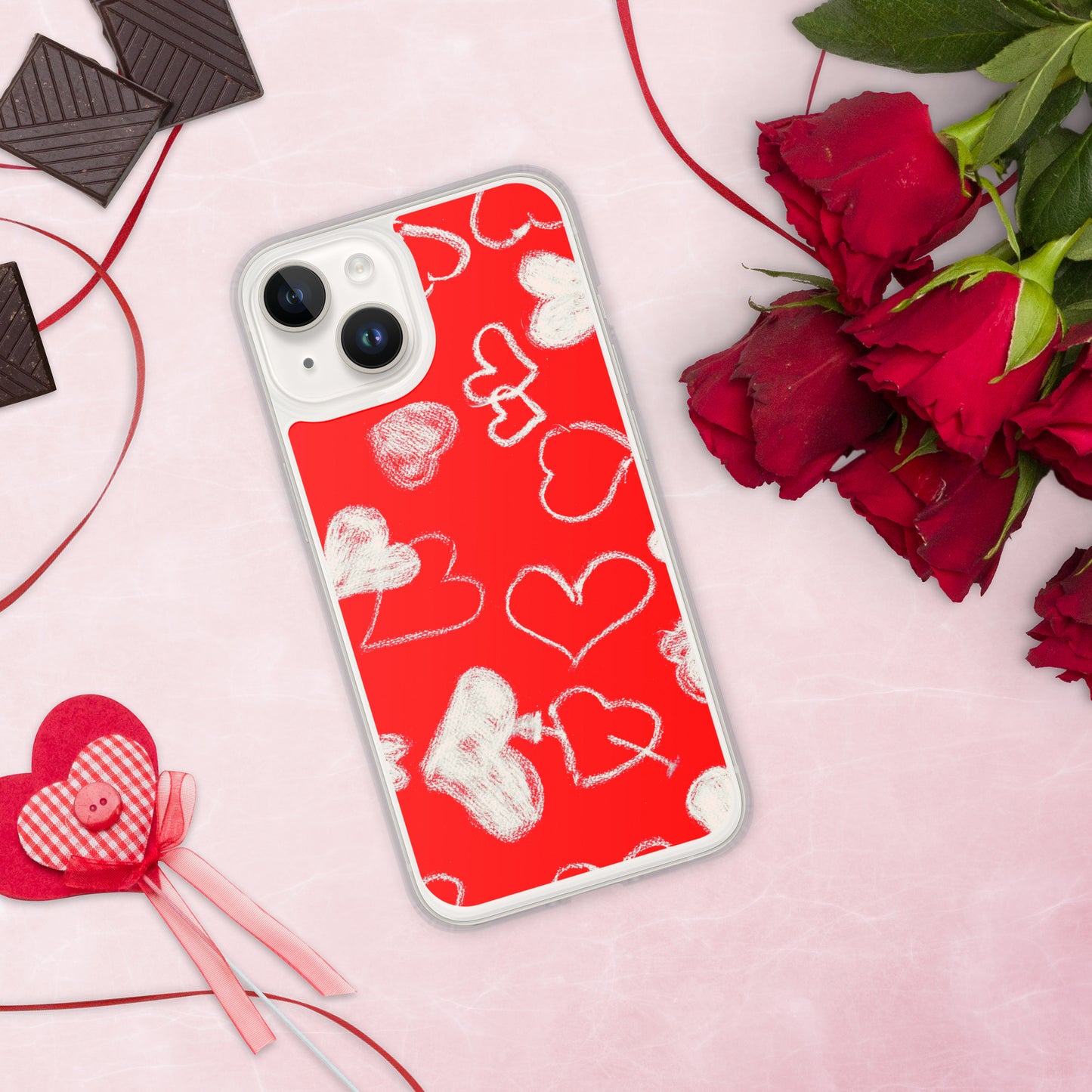 Valentijn iPhone hoesje - Rood