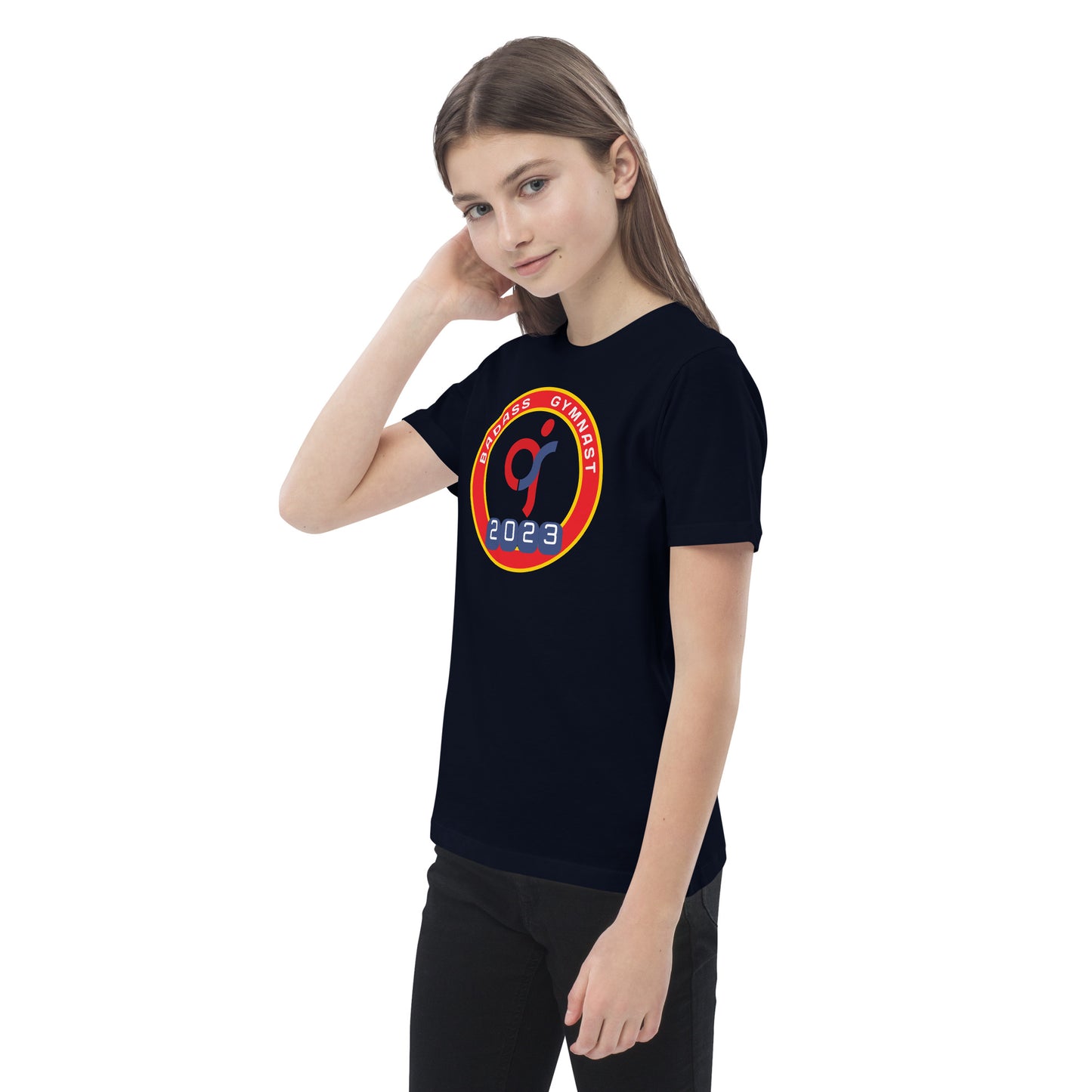 Badass Gymnast 2023 - Biologisch katoenen T-shirt voor kinderen