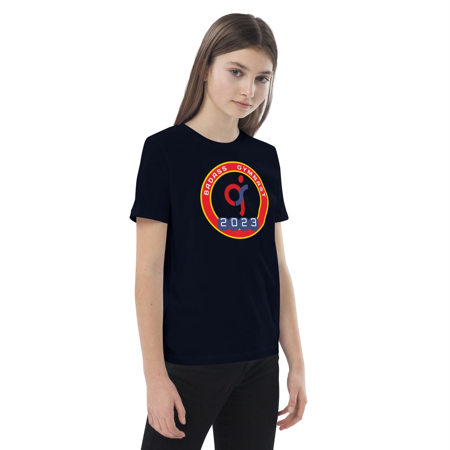 Badass Gymnast 2023 - Biologisch katoenen T-shirt voor kinderen