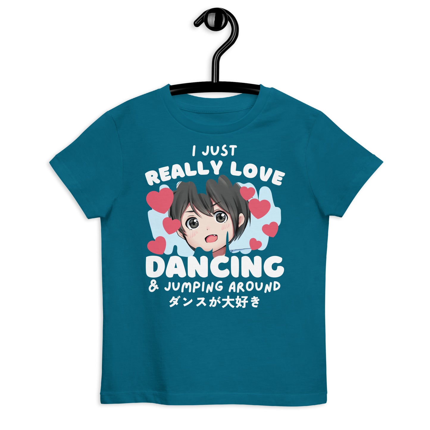 I Just Really Love Dancing - Biologisch katoenen T-shirt voor kinderen