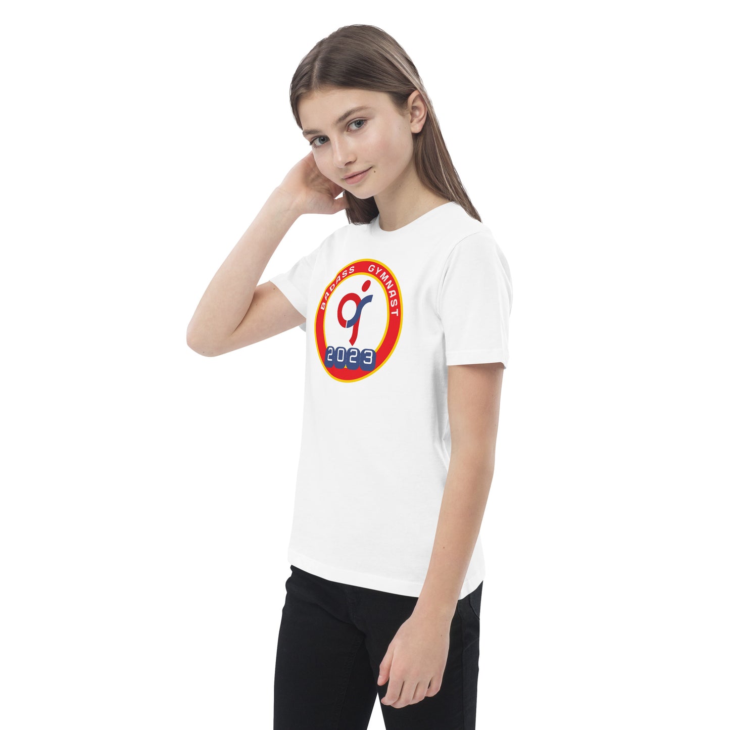 Badass Gymnast 2023 - Biologisch katoenen T-shirt voor kinderen