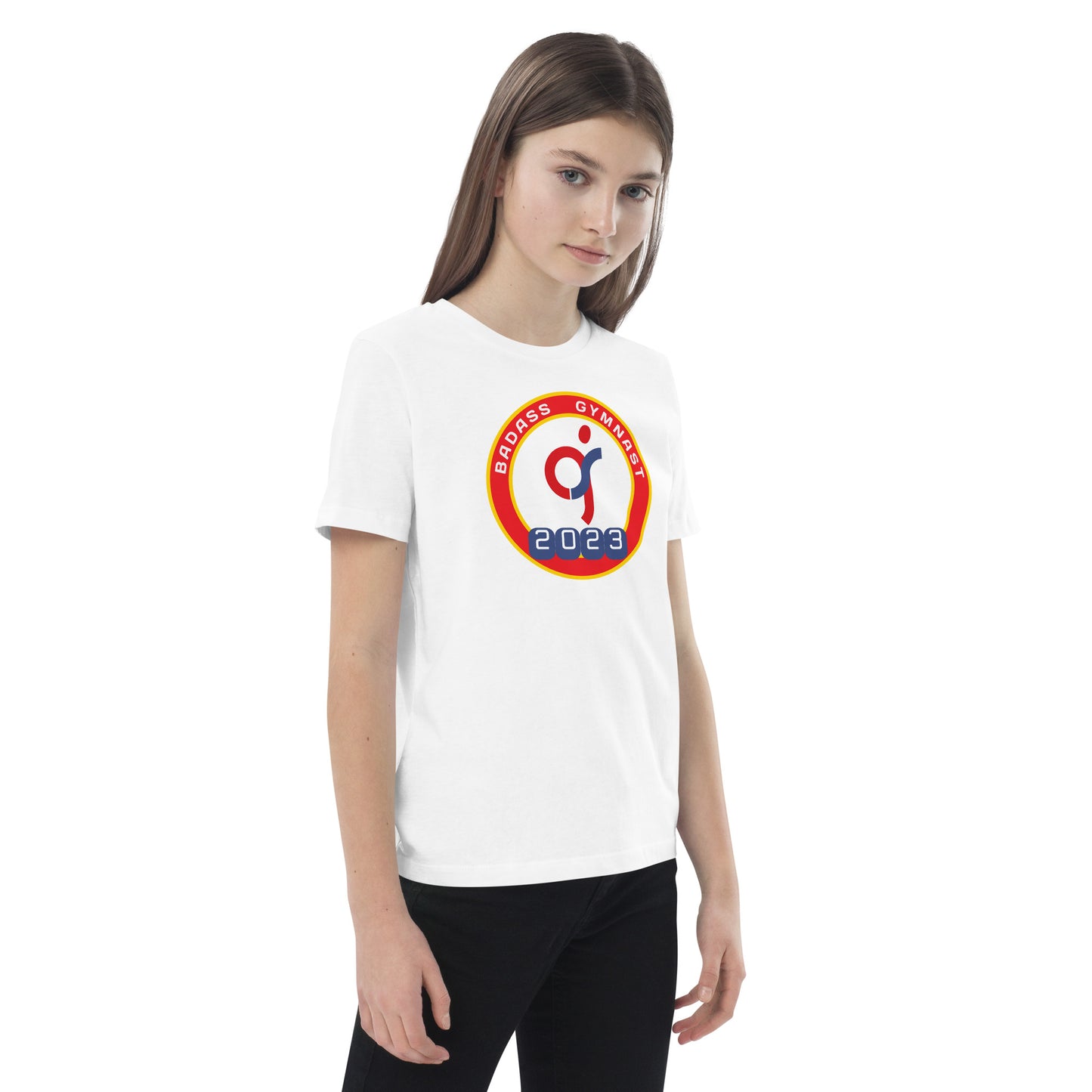 Badass Gymnast 2023 - Biologisch katoenen T-shirt voor kinderen