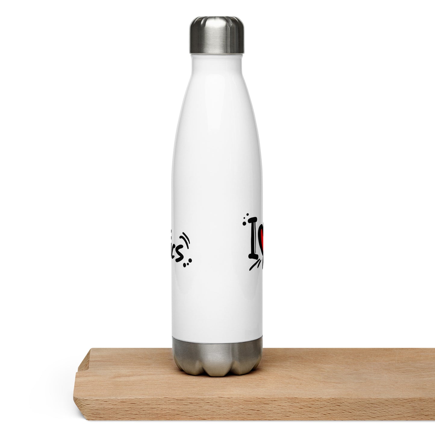 I Love Gymnastics - Roestvrij stalen waterfles 500 ml