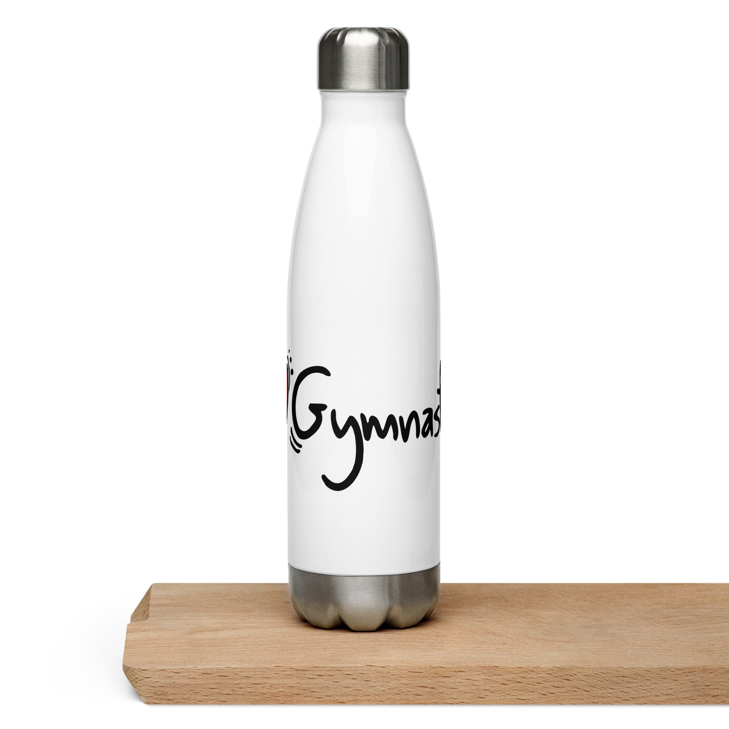 I Love Gymnastics - Roestvrij stalen waterfles 500 ml