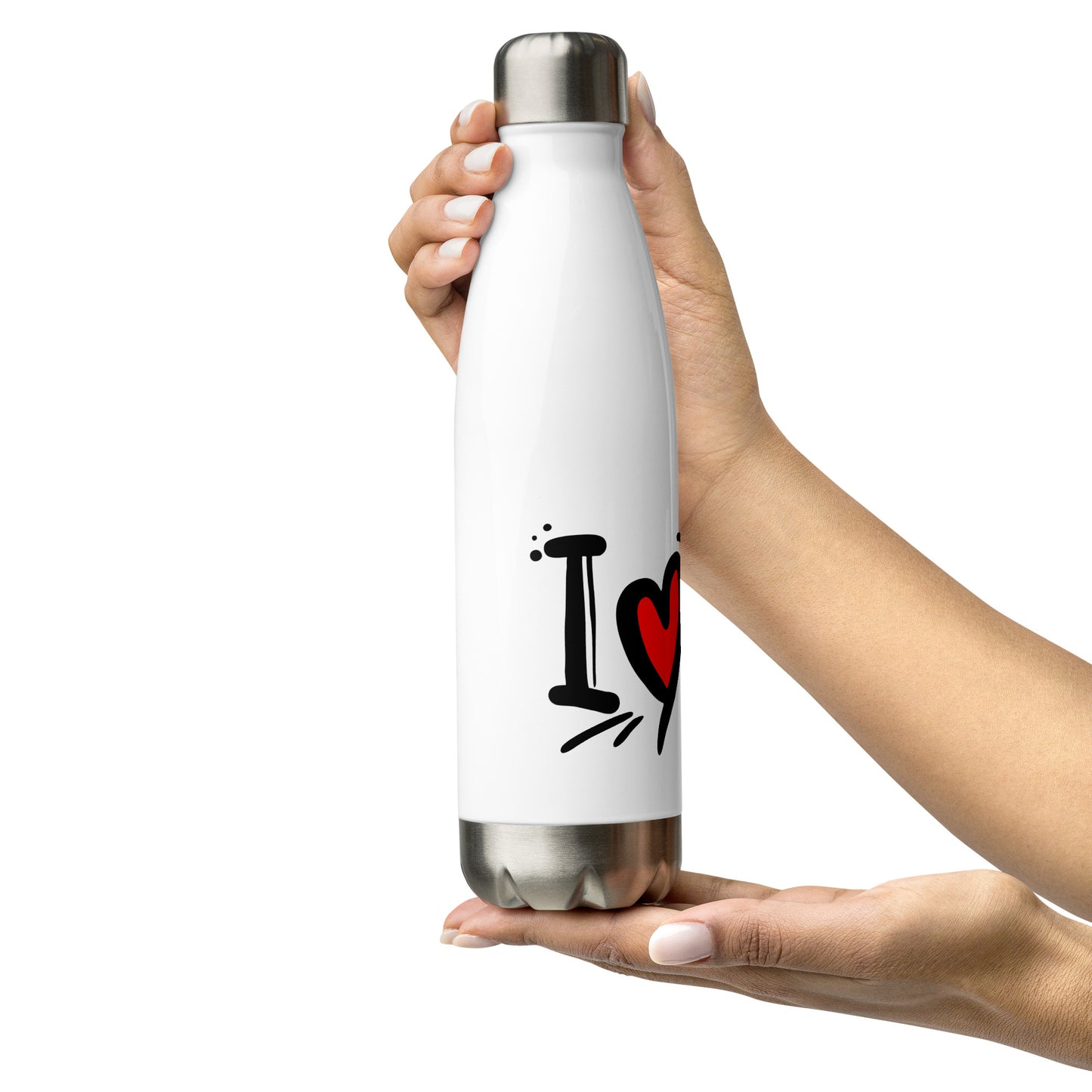 I Love Dance - Roestvrij stalen waterfles