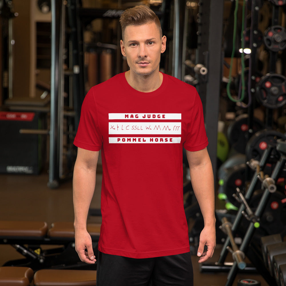Jurylid Voltige (Paard met bogen) - Uniseks T-shirt