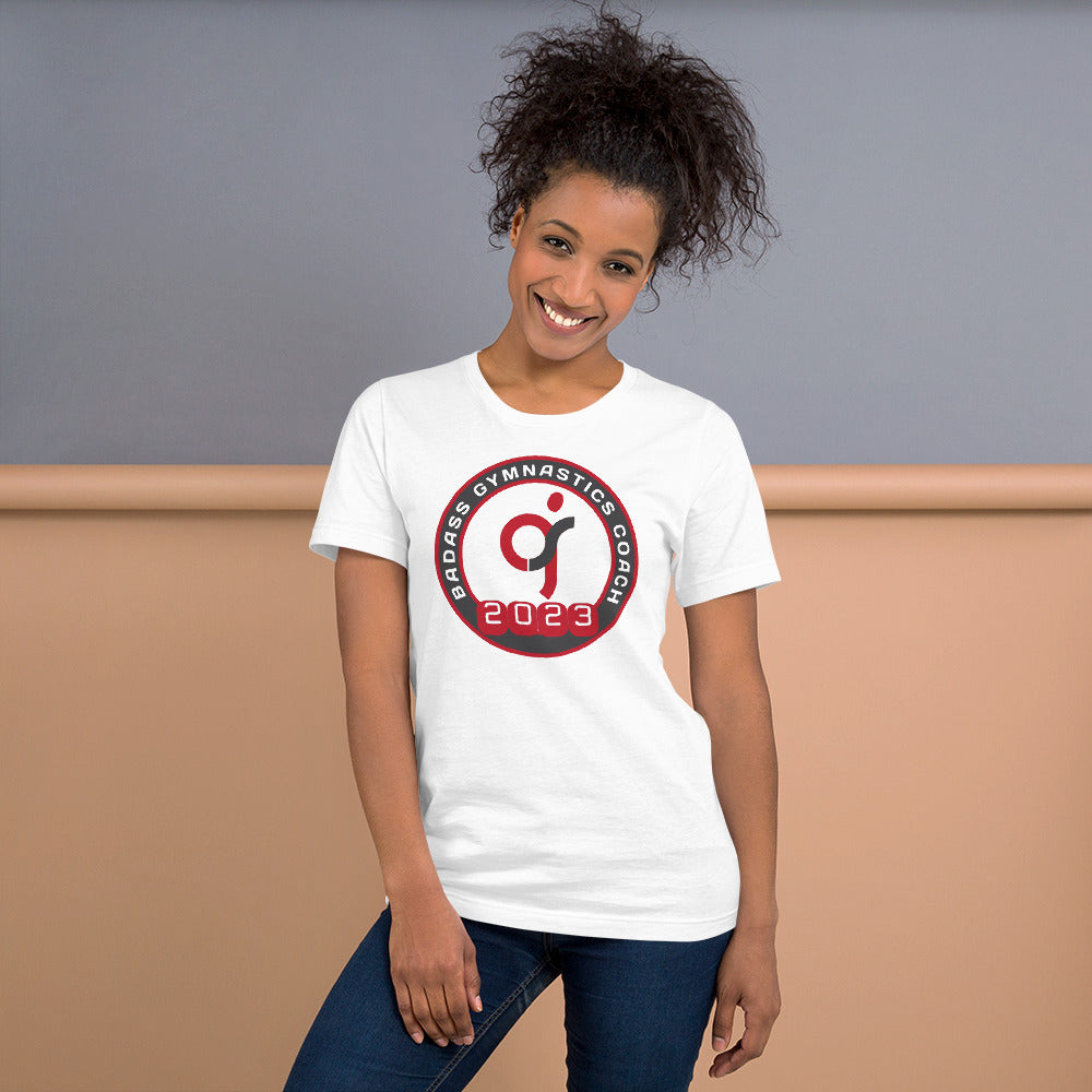 Badass Gymnastics Coach 2023 - Uniseks T-shirt