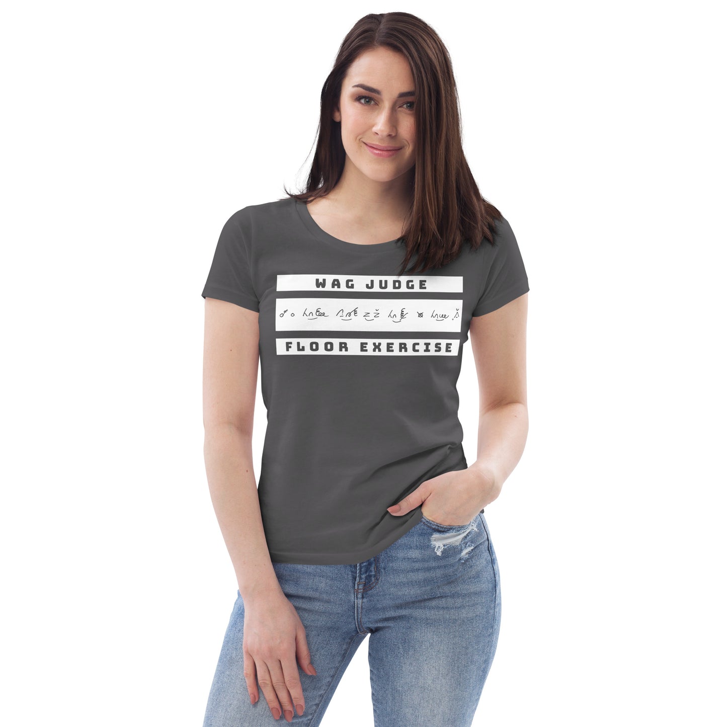 Jurylid Vloer - Getailleerd Eco-T-shirt voor dames