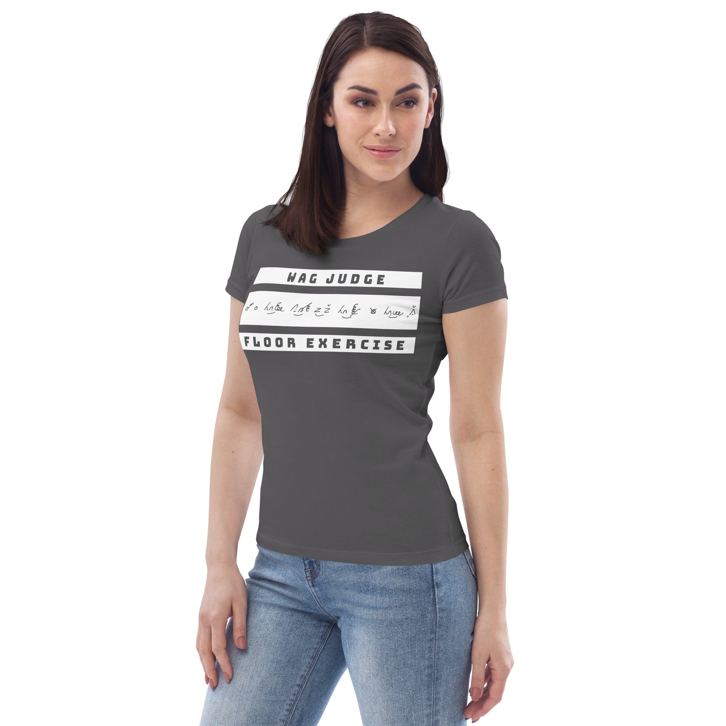 Jurylid Vloer - Getailleerd Eco-T-shirt voor dames