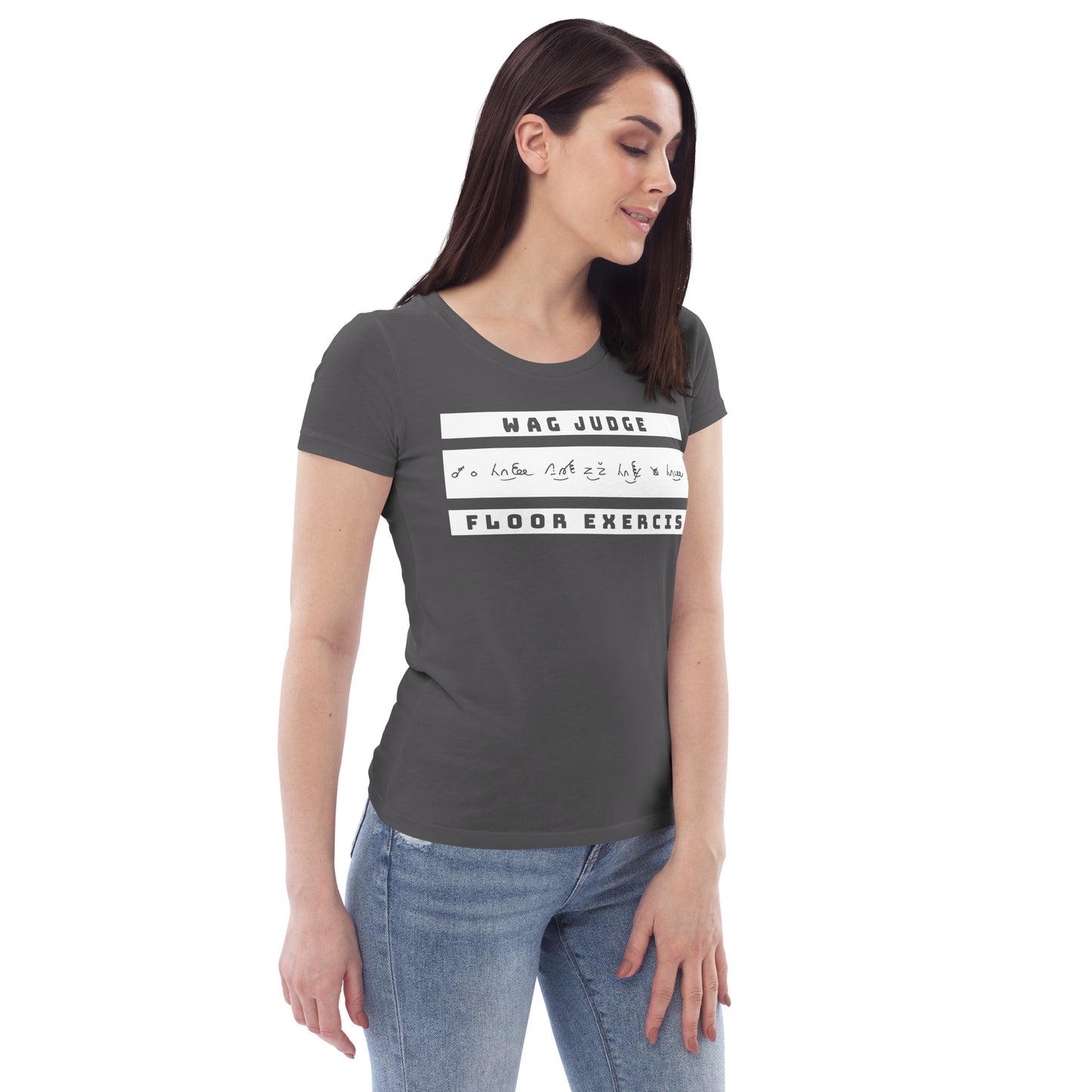 Jurylid Vloer - Getailleerd Eco-T-shirt voor dames