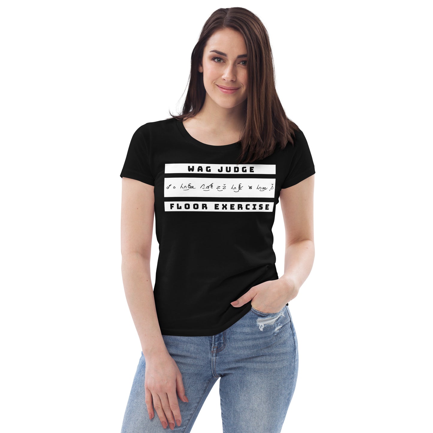 Jurylid Vloer - Getailleerd Eco-T-shirt voor dames