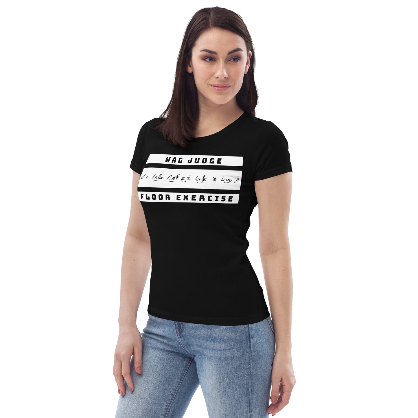 Jurylid Vloer - Getailleerd Eco-T-shirt voor dames