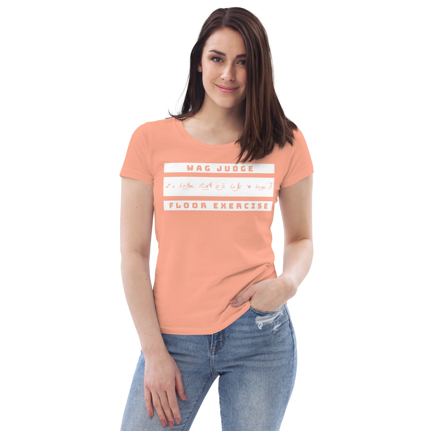Jurylid Vloer - Getailleerd Eco-T-shirt voor dames