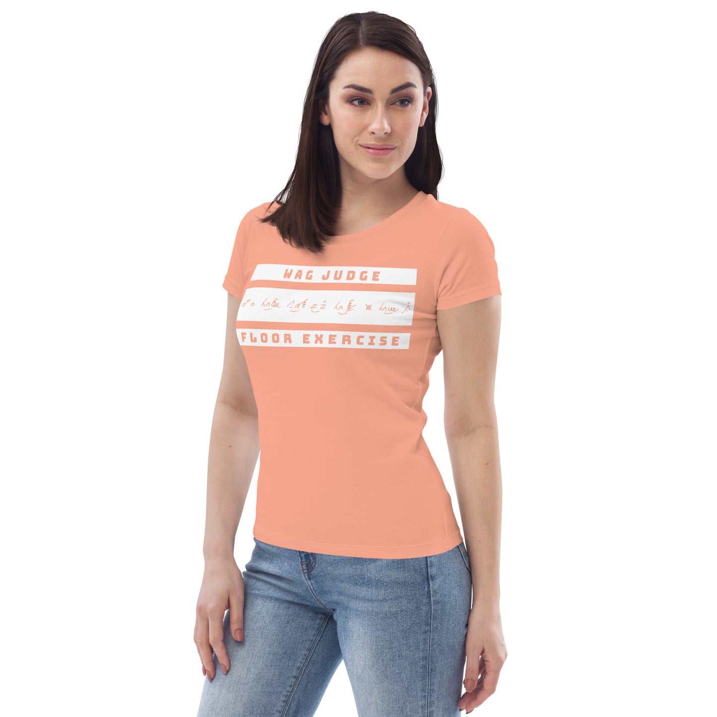 Jurylid Vloer - Getailleerd Eco-T-shirt voor dames