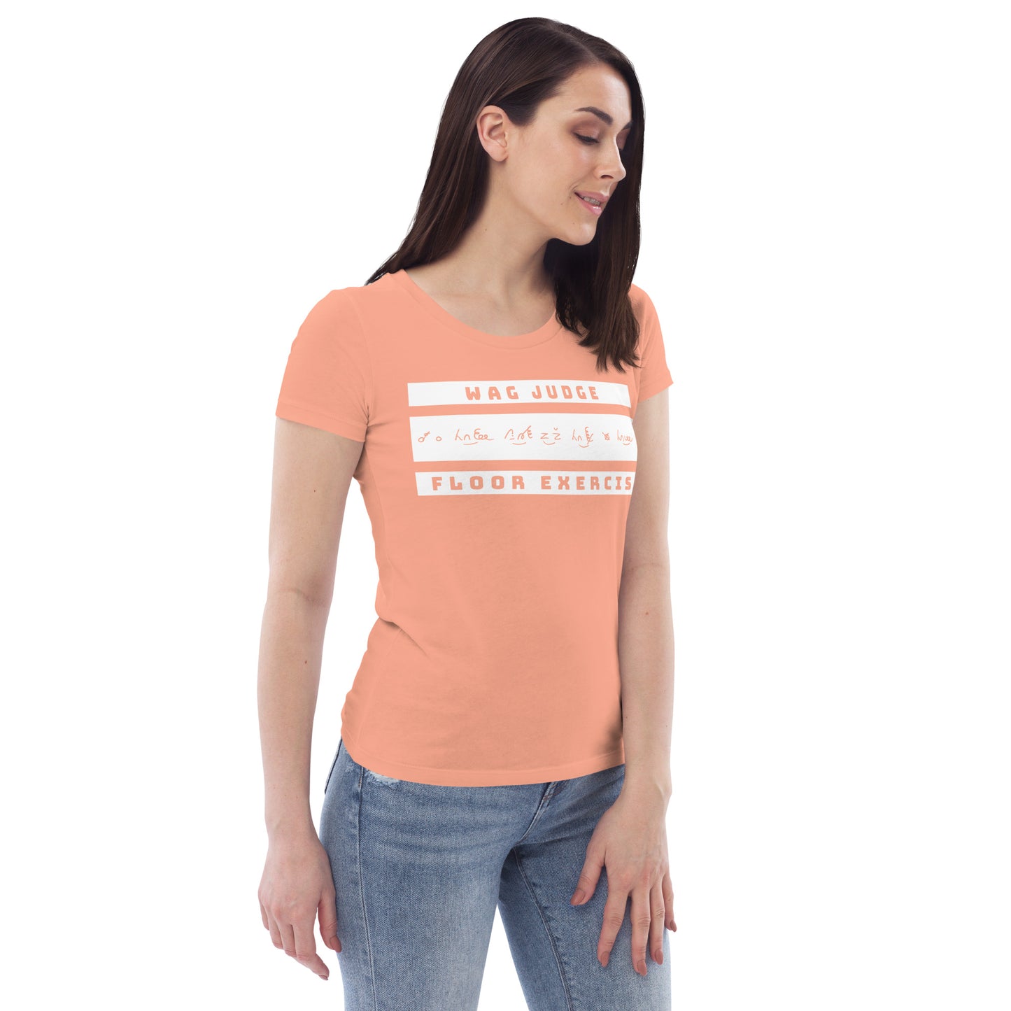 Jurylid Vloer - Getailleerd Eco-T-shirt voor dames