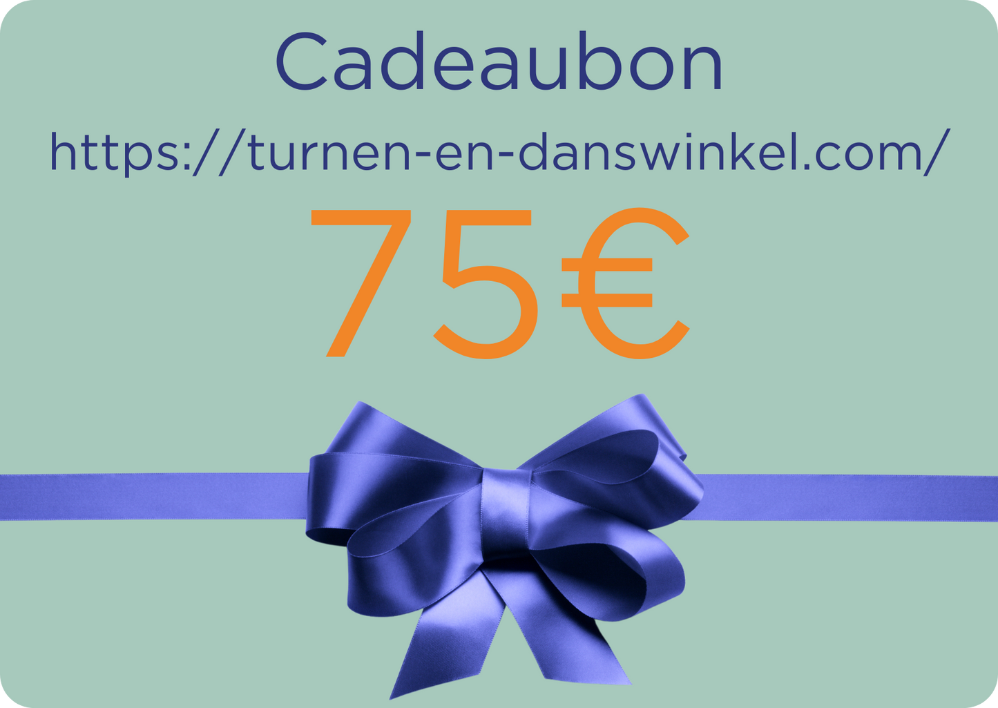 Turnen- en Danswinkel cadeaubon 75€