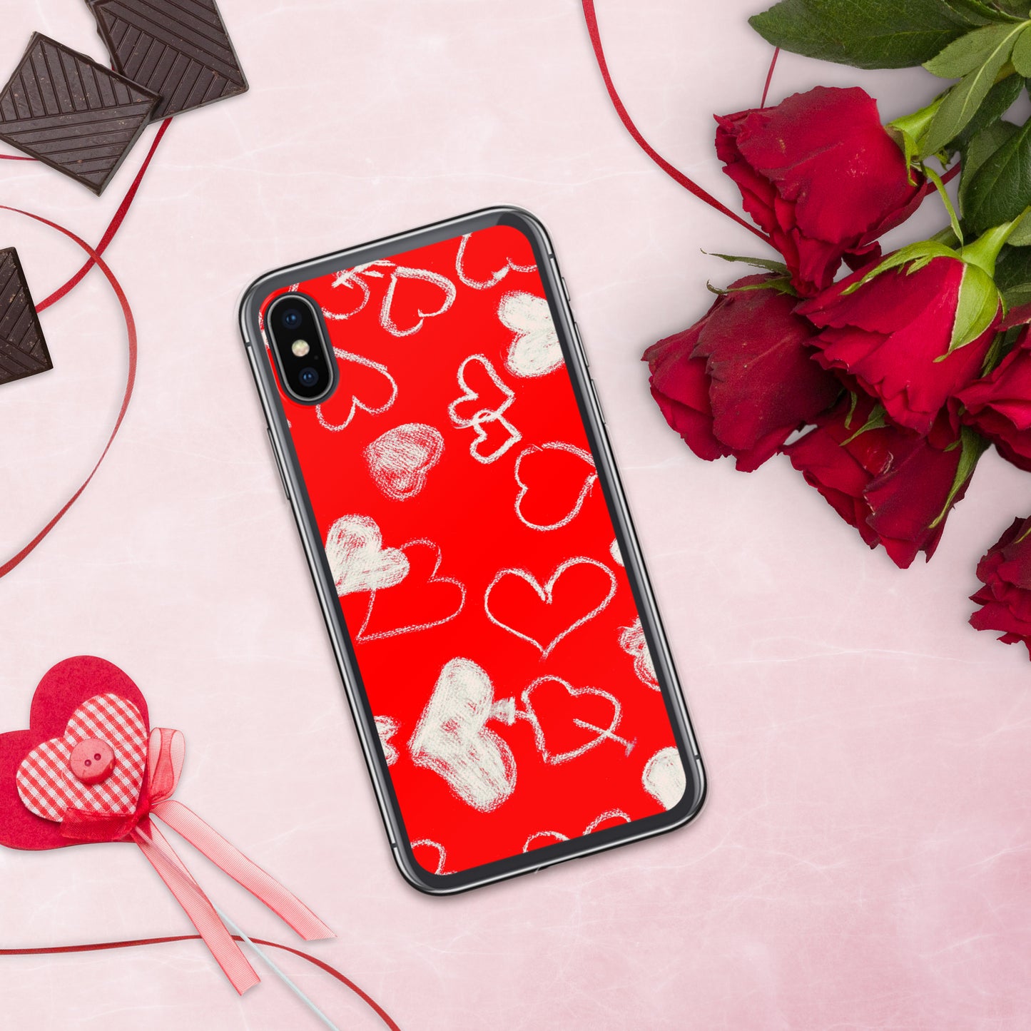 Valentijn iPhone hoesje - Rood