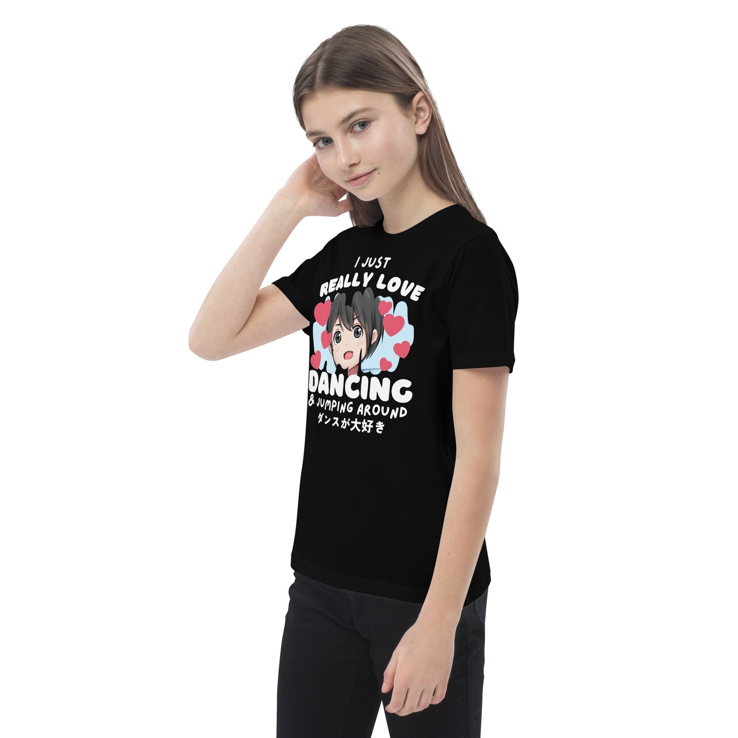 I Just Really Love Dancing - Biologisch katoenen T-shirt voor kinderen