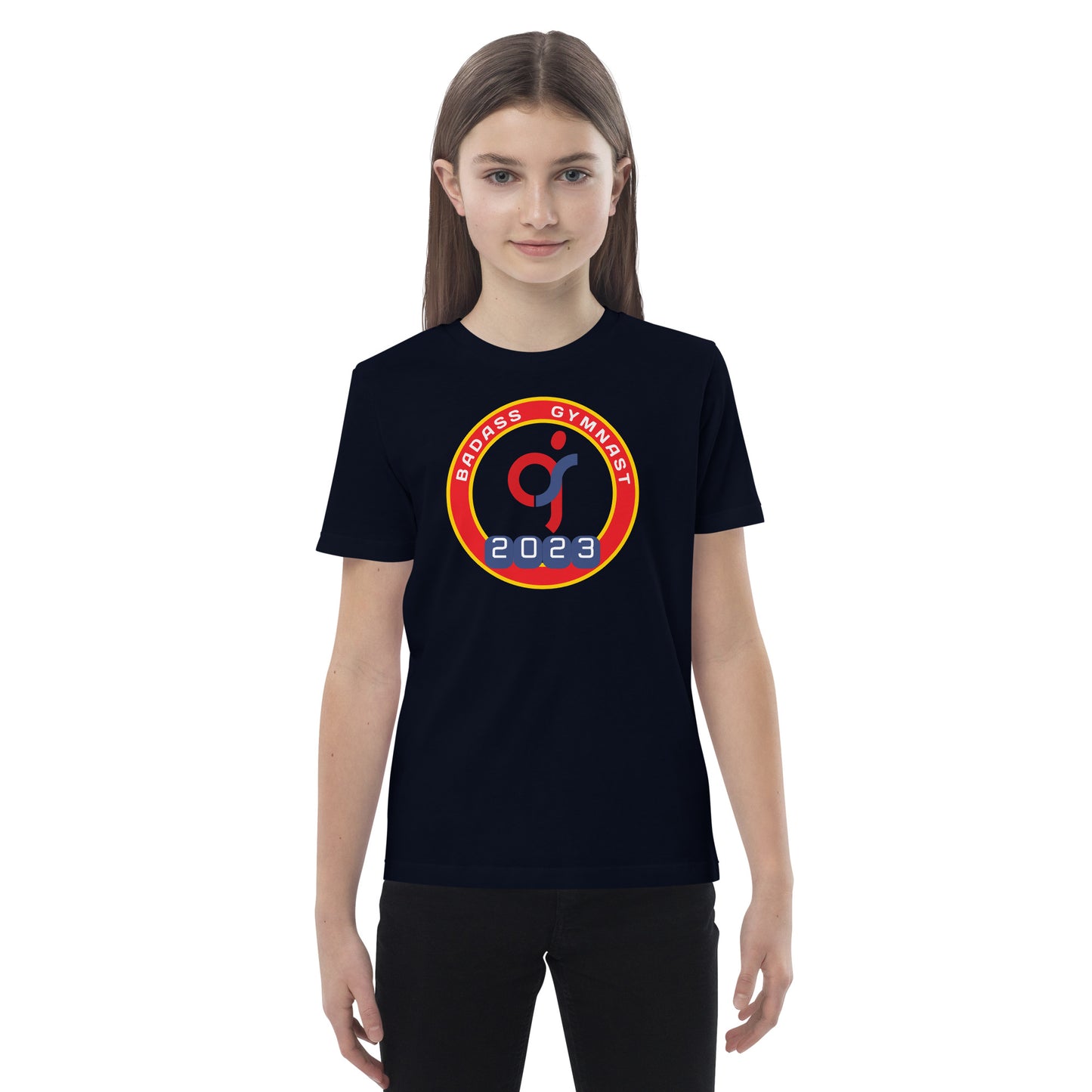 Badass Gymnast 2023 - Biologisch katoenen T-shirt voor kinderen