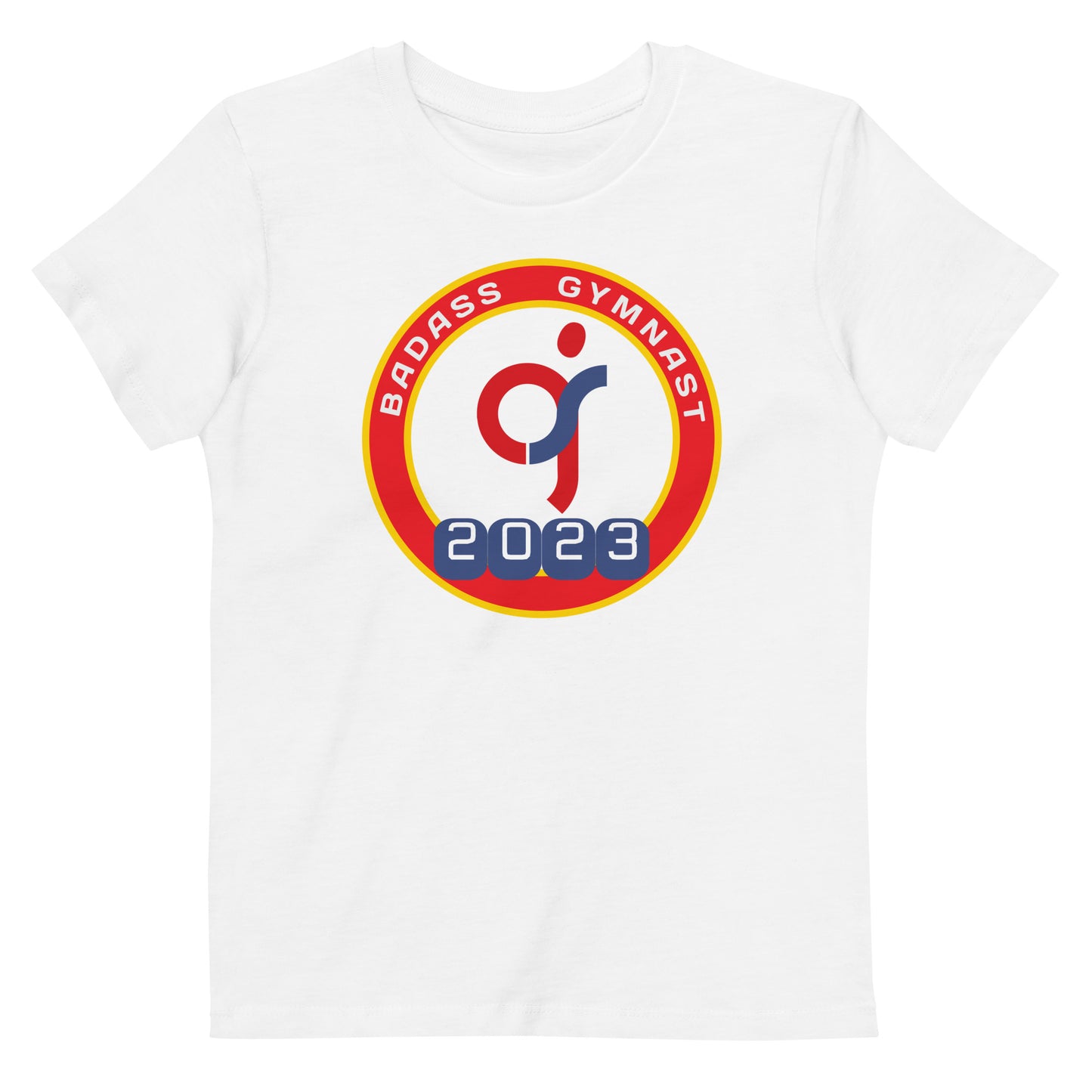 Badass Gymnast 2023 - Biologisch katoenen T-shirt voor kinderen