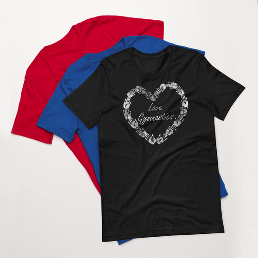 Valentijn - Love Gymnastics - Uniseks T-shirt
