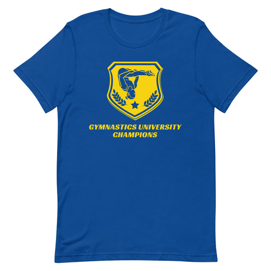 Gymnastics University Champions - Uniseks T-shirt