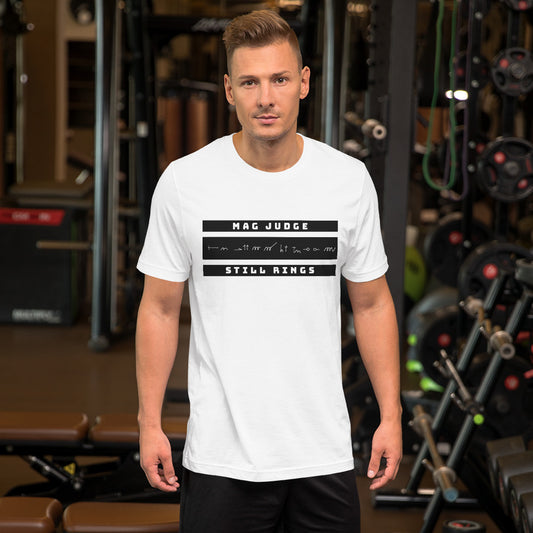 Jurylid Ringen - Uniseks T-shirt (wit)
